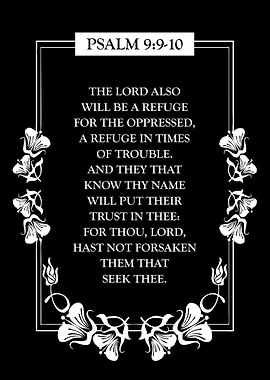 Psalm 9 9 10