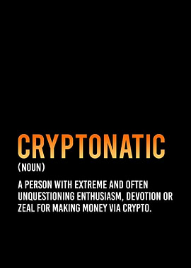 Crypto Bitcoin Wall Art