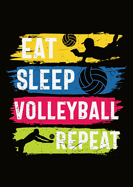 eat sleep volleyball