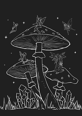 Fairycore Fairy Mushrooms