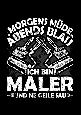 Abends Blau Ich Bin Maler