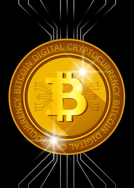 Crypto Bitcoin Wall Art