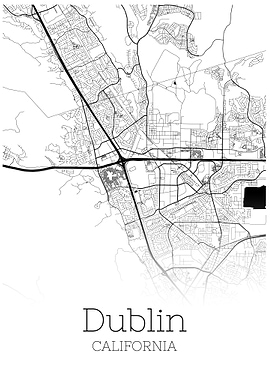 Dublin California map