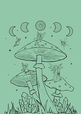 Fairycore Fairy Mushrooms