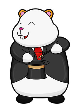 Hamster Magician Hat