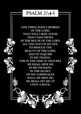 Psalm 27 4 5