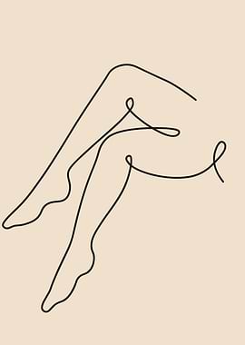 Woman Line Art