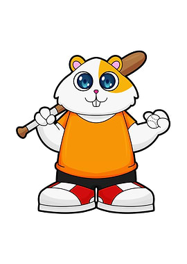 Hamster Baseball Sports