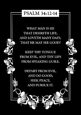 Psalm 34 12 14