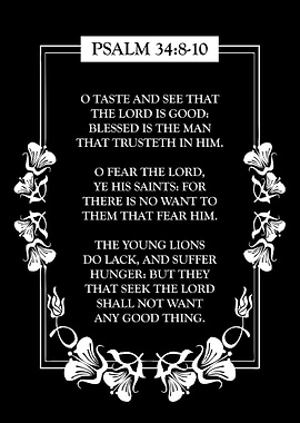 Psalm 34 8 10