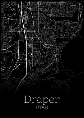 Draper Utah city map