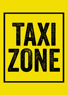 TAXI ZONE WEATHERED