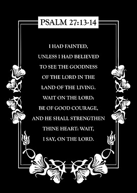 Psalm 27 13 14