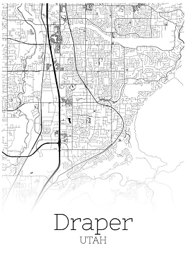 Draper Utah map