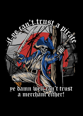 Skeleton Pirate Captain