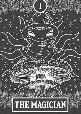 Cottagecore Frog Tarot