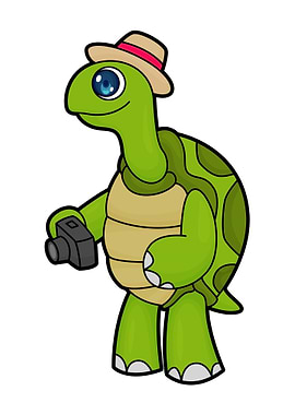 Turtle Photographer Camera
