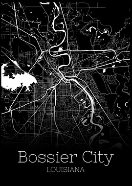 Bossier City map