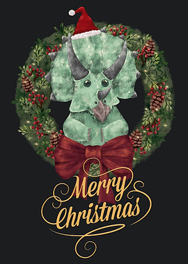 Merry Xmas Triceratops