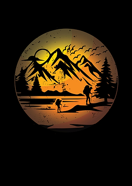 Mountains Hiking Nature