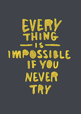 Everything is Possible