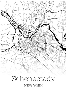 Schenectady New York map