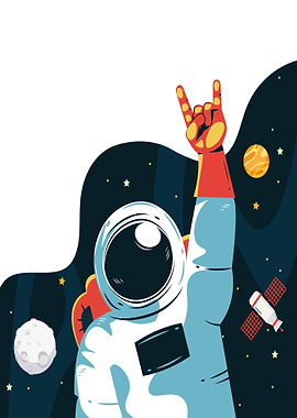 rock and roll astronaut