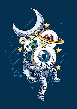 Weirdcore Space Astronaut