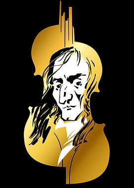 Paganini black background