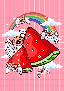 Weirdcore Watermelon Food