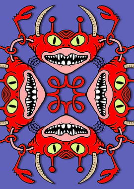 alien monster cartoon