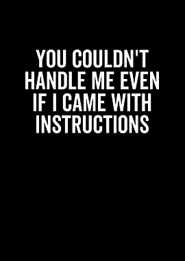 You Couldnt Handle Me