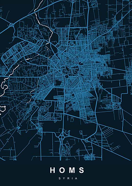 HOMS Map SYRIA