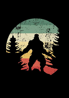 Sunset Bigfoot Sasquatch