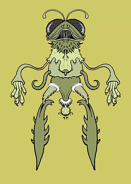 alien monster cartoon