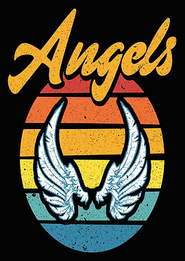 Angels vintage retro