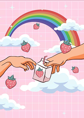 Creation Of Adam Kawaii