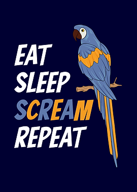 Parrots Scream Parrot