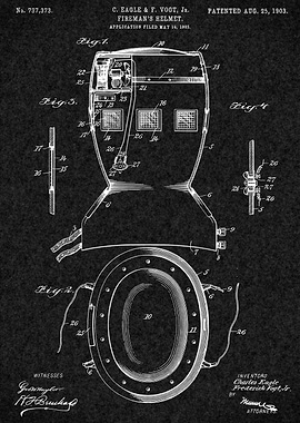 Firefighter Vintage Patent