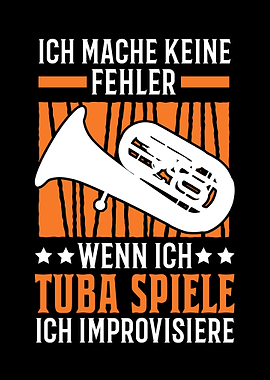 Tuba Musiker Tubist