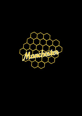 Manchester Honeycomb Black