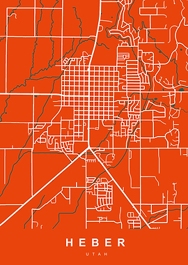 HEBER Map UTAH