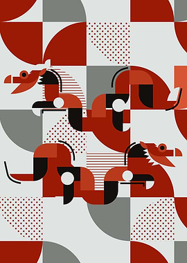 Minimal Japanese Dragon