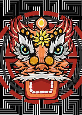 Japanese Dragon Pattern