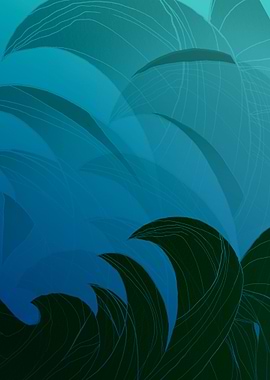 Abstract ocean waves