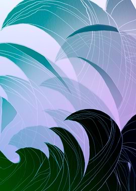 Abstract ocean waves