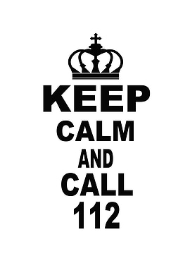 Keep Calm And Call 112