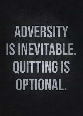 Quitting Is Optional