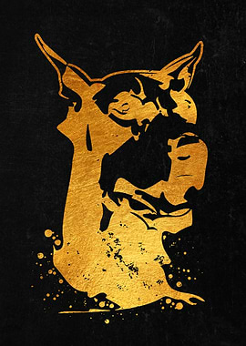 Doberman Portrait