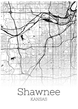 Shawnee Kansas map